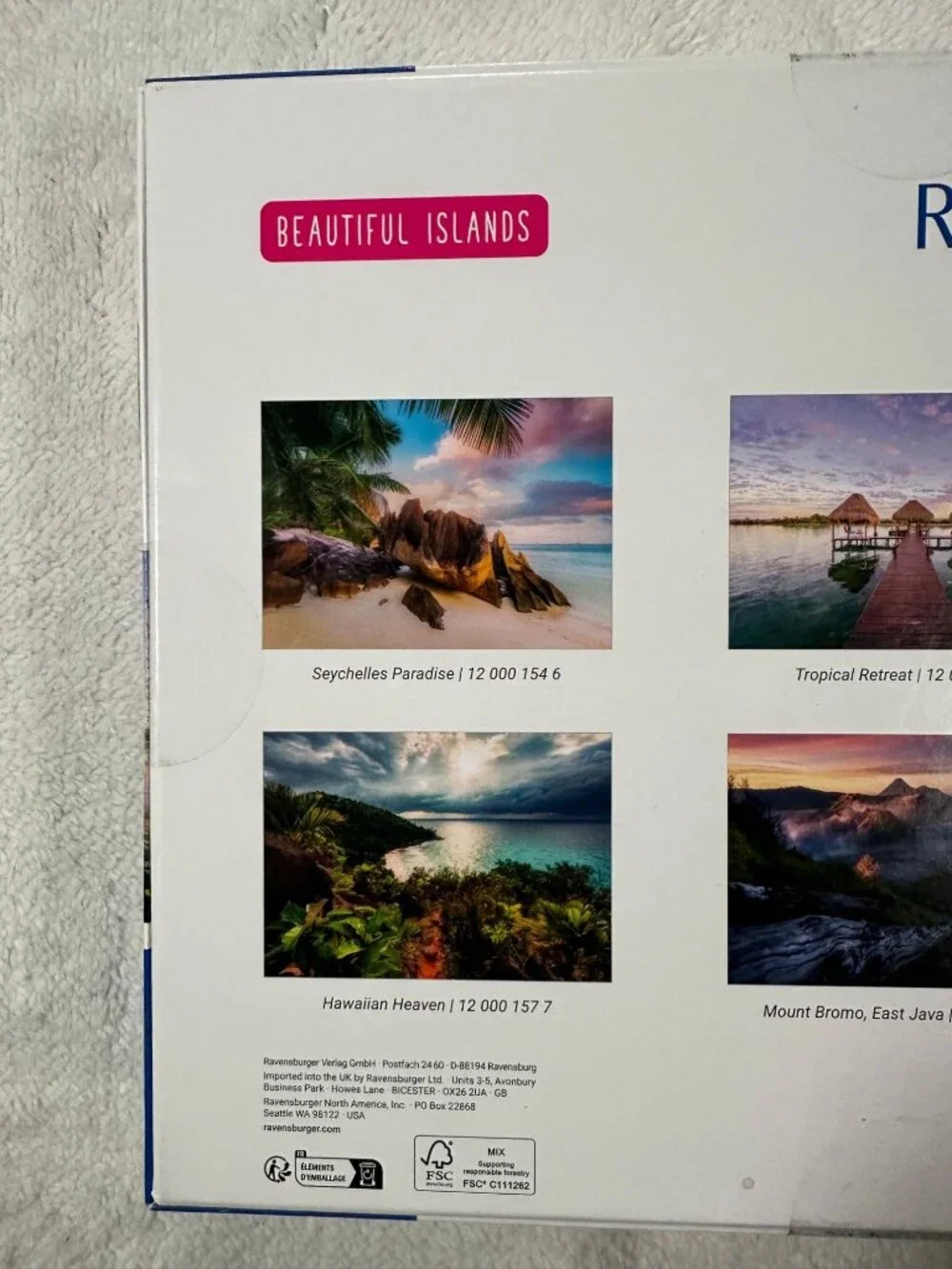 Ravensburger Tropical Retreat Beautiful Islands 1000-Piece Puzzle 27.5